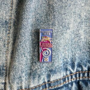 Alternative view of Chocolate Bar Pin Badge